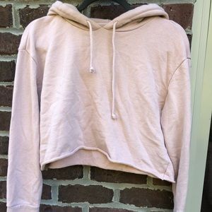 cropped sweatshirt